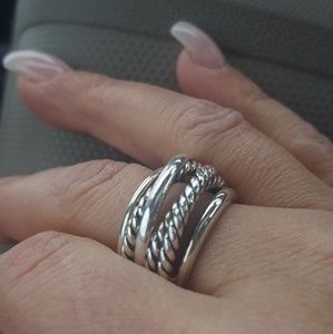 David Yurman Crossover S/S Ring💖🎉